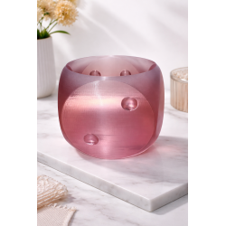 Różowa osłonka na doniczkę 3D | Designerska doniczka