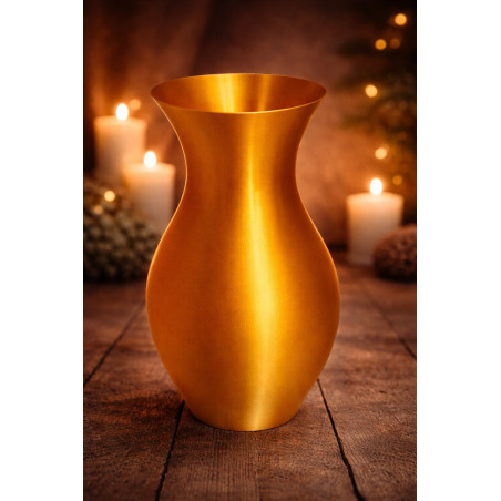 Wazon 3D Gradient – dekoracyjny wazon złoto/czerwień | qdote3d