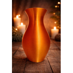 Wazon 3D Gradient – dekoracyjny wazon złoto/czerwień | qdote3d