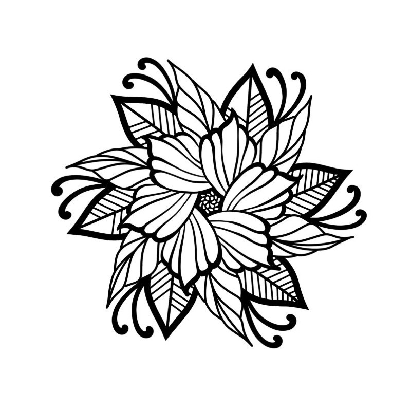 Mandala 3D – kwiatowa dekoracja ścienna | qdote3D