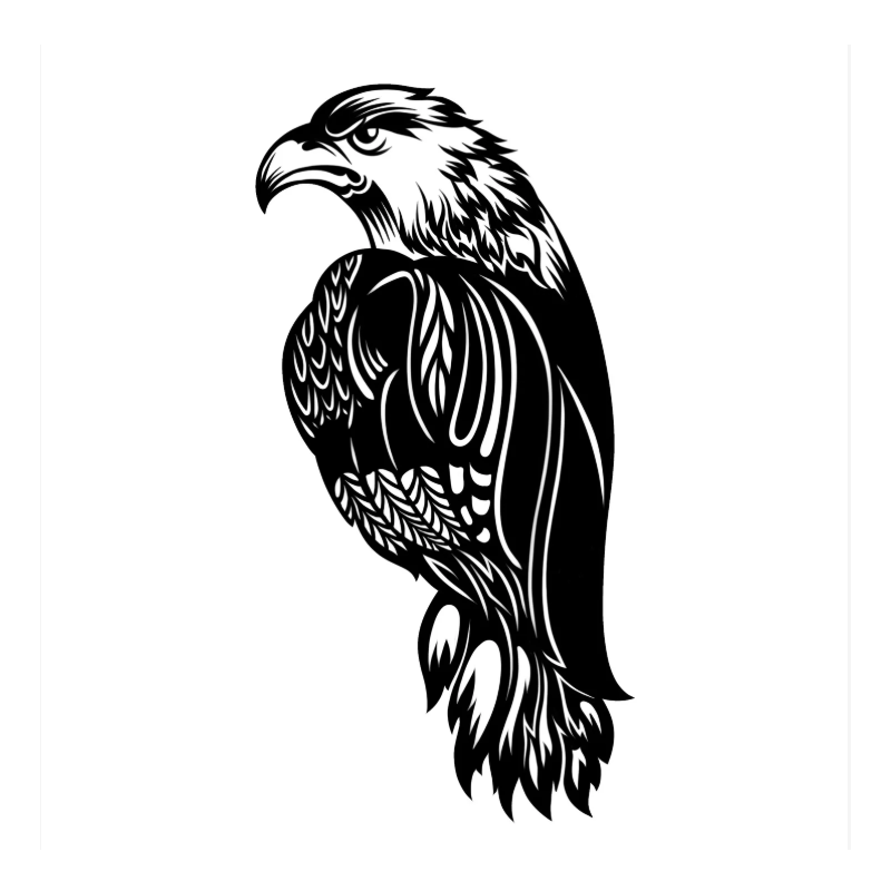 Orzeł 3D – dekoracja ścienna | qdote3D