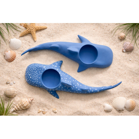 Świecznik Rekin 3D na tealight – dekoracja oceaniczna | qdote3D