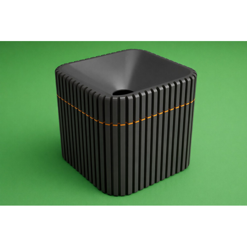 Popielniczka 3D do IQOS – nowoczesny model Cube | qdote3D