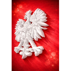 Orzeł Biały 3D – dekoracja ścienna | qdote3D